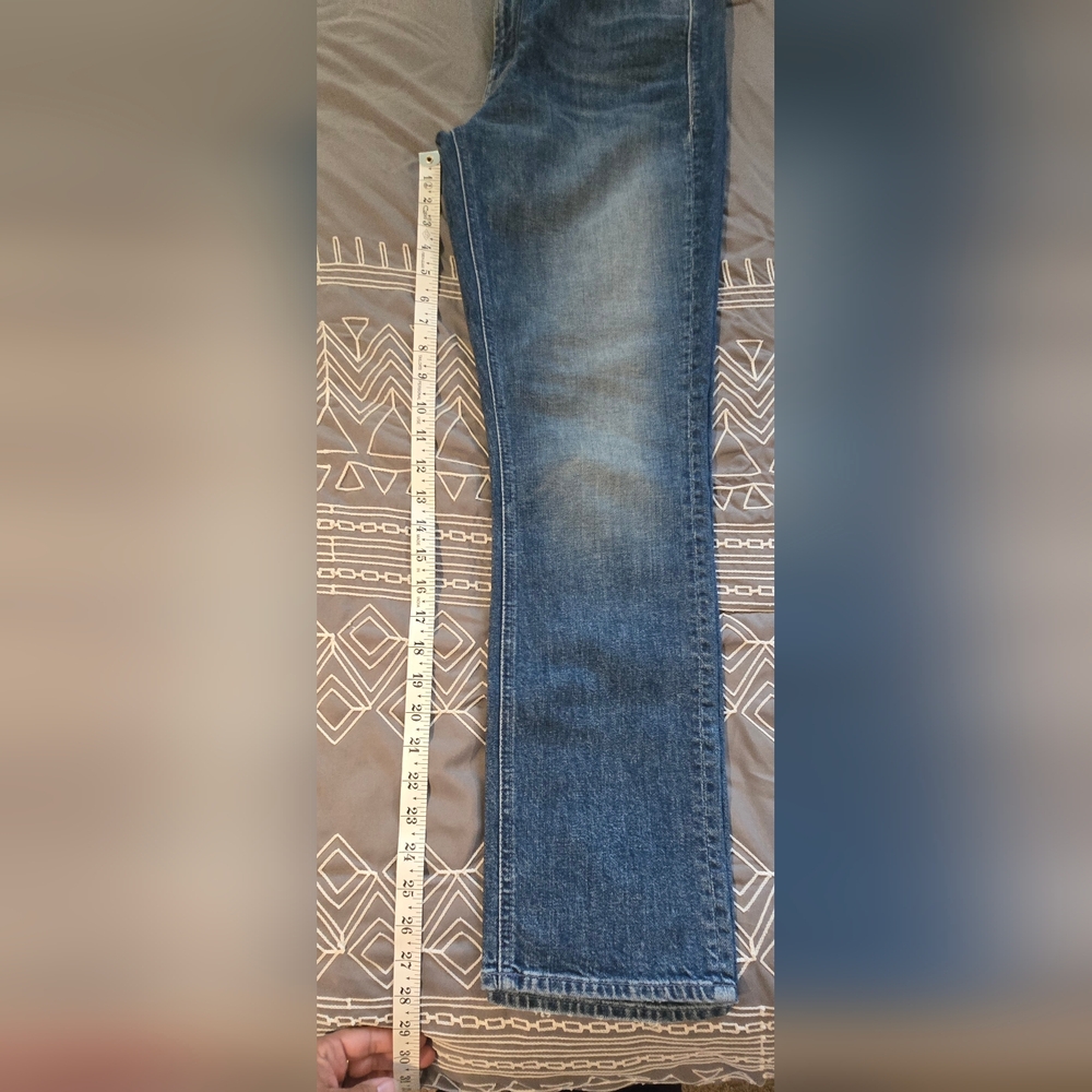 MOTHER SUPERIOR The Dazzler Cowboys Don't Cry Straight Leg Jeans Size 28 - Picture 3 of 11